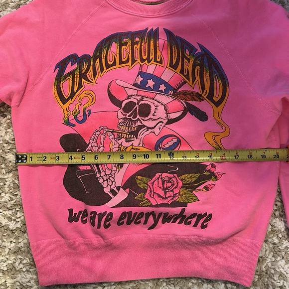 RARE MadeWorn neon pink Grateful Dead Crewneck - Picture 11 of 12